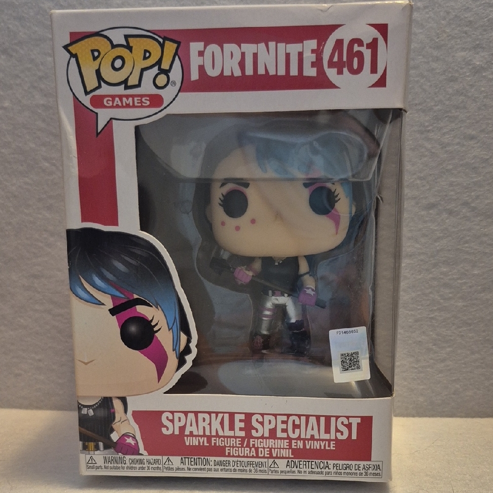 Funko Pop! Games Fortnite Sparkle Specialist Vinyl Figure, Box Has Shelf Wear
